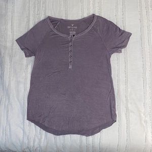 American Eagle XS purple short sleeve shirt